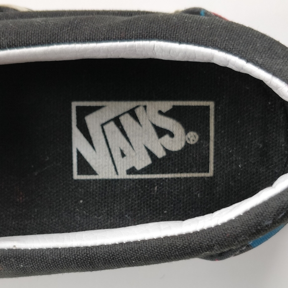 Vans Slip Slide Multi color Checkerboard Shoes 7 - Picture 3 of 10